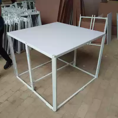 Iron Shelf Supermarket Promotion Folding Exhibition Shelf Pile Display Storage Racks Advertising Table Sales Shelf