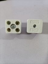Head of the lamp physiotherapy column electromagnetic wave porcelain column wiring head core five eye connecting column