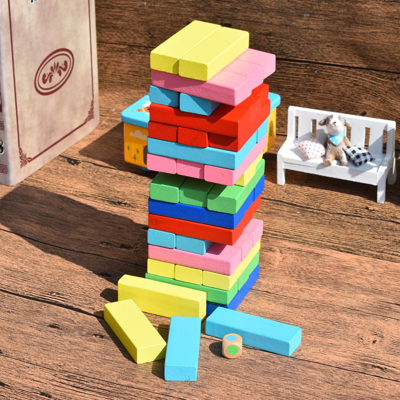 Stack Stacked High Smoke Building Towers Children Layer Cascade Early Lessons Intelligence Stack Leaner Toys Adult Moving Brain Development Game