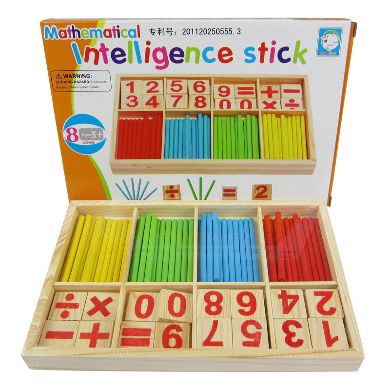Children's math arithmetic teaching aids digital stick counter elementary school students add and subtract count stick first grade