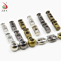 High-grade metal spring Button clock down jacket bell rope buckle rope stop accessories adjustment buckle