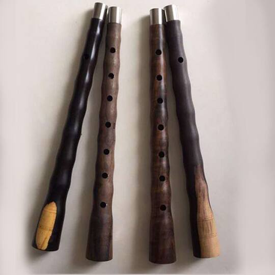 Ebenholz-Palisander-Ebenholz-Suona-Instrument D-Taste für Anfänger, komplettes Set ethnischer Blasinstrumente