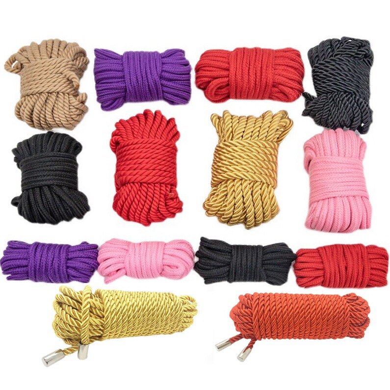 Plus Coarse Cotton Rope Bondage Clothing KB Red Rope Flirts Teaching Bundled Tortoise Liga alternative Toys Spice Gay Gay supplies
