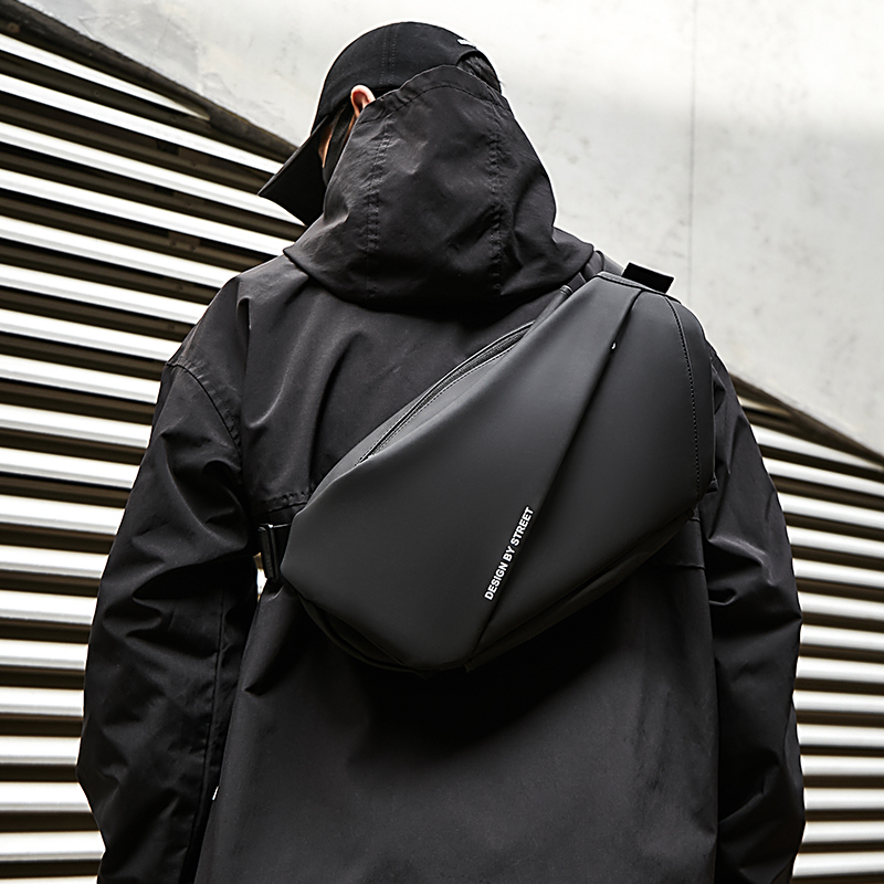 Hong Kong I Tgreg functional bag men with large capacity chest bag multifunctional casual single shoulder backpack