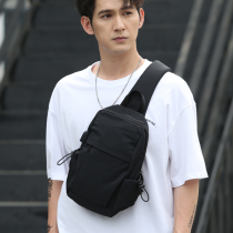 Hong Kong I Tgreg single shoulder slanted satchel male chest bag fashion trend casual inclined backpack multifunction small bag pocket