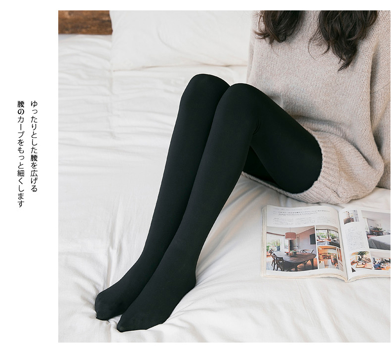 Quần legging màu sáng, quần legging tất nữ siêu mỏng màu đen vớ chống móc mùa xuân và mùa thu quần bằng thép mùa hè - Vớ tất cổ cao