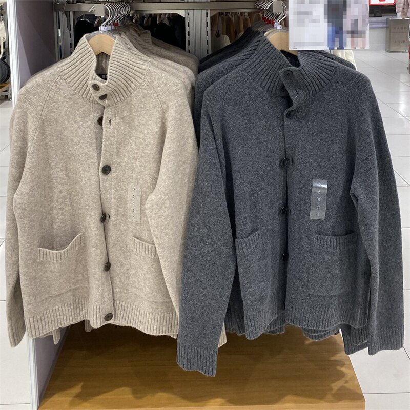 Factory Store】Men's and Women's Soufflé Knit Cardigan Sweater Coat 487942/469467/480023
