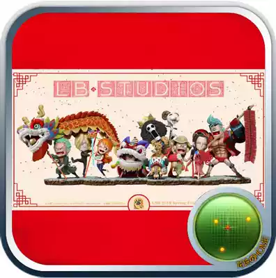 Spot LBS New Year Straw Hat Group Spring Festival Dragon and Lion Dance spring festiva statue