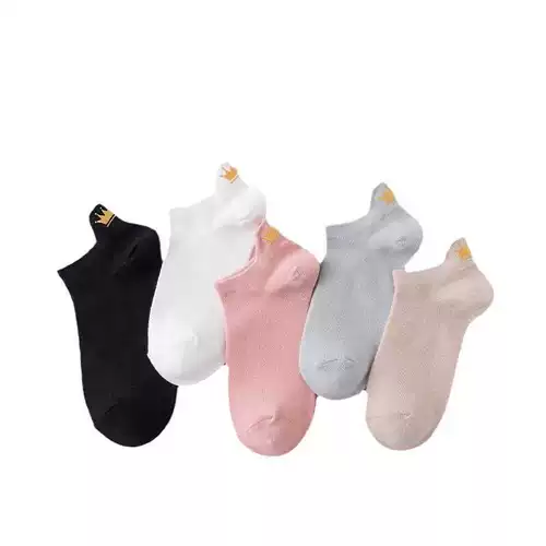 [10 паров] Женщины и носки Дамы в летнем, тонкая, простая неглубокая ниша с сеть