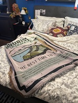 American Outdoor Decoration Blanket Blanket Blanket Sand Casual Blanket Axe Blanket Camping Camping