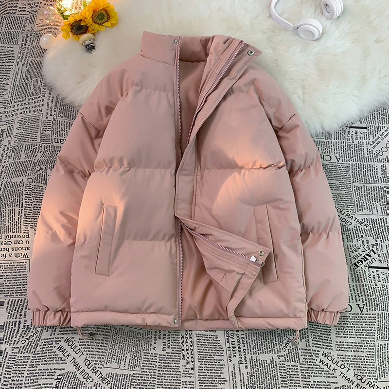 Down Cotton Jacket for Women, Winter 2026 New Style, Petite Puffer Jacket, Thickened Stand-Up Collar Cotton Coat, Warm Outerwear Down Cotton Jacket for Women, Winter 2026 New Style, Petite Puffer Jacket, Thickened Stand-Up Collar Cotton Coat, Warm Outerwear
