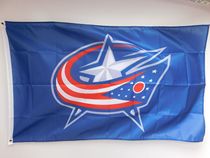 Foreign Trade Cargo Columbus Blue Outdoor Flag Car Banner Series Columbus Blue Jackets Car Flag
