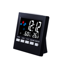 Electronic hygrometer Household indoor precision baby room thermometer Color screen weather electronic alarm clock