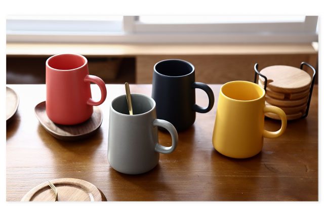 Ins đơn giản cốc gốm sứ Bắc Âu cốc nước đặt công suất lớn sáng tạo IKEA phòng khách nhà 6 - Tách bình uống nước cho bé
