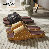 Far Hong Kong spring cloth slippers female home spring light luxury wind Family couple room Four Seasons General 2020 New