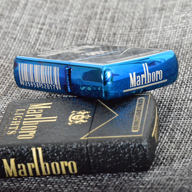 Chính hãng Zorro tinh khiết dầu hỏa nhẹ lửa không khí lõi amiăng Marlboro anh em chữ DIY nhẹ hơn nam bật lửa zippo