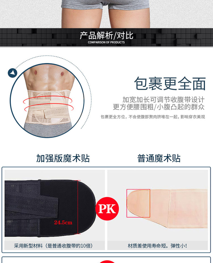 Đai bụng nam giảm Bia Belly Tumble Eo Artifact Thin Belly Đặc biệt Mùa hè siêu mỏng Vô hình Corset Thin eo đai nịt bụng cho nam