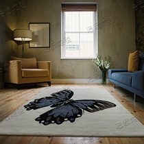 Eurostyle American butterfly-like room light extravagant carpet living-room tea table Bedroom bedside book room handmade carpet custom-made