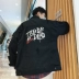 Áo khoác lửng denim nam phong cách Hong Kong phiên bản Hàn Quốc của quần áo đôi đầu thu sang trọng màu đỏ xu hướng đẹp trai quần ống rộng nam Cao bồi