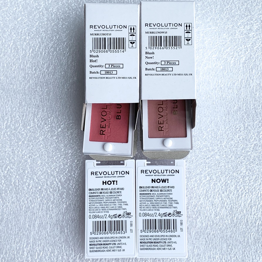 Má hồng cách mạng Anh MAKEUP CÁCH MẠNG LONDON mới - Blush / Cochineal má hồng mac peaches