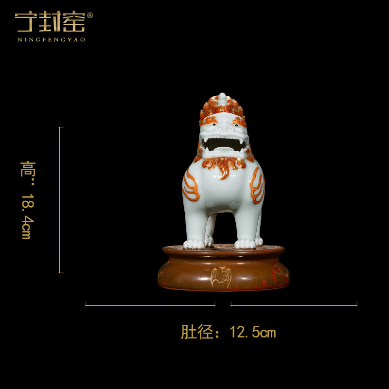 Ning hand - made antique vase seal up with jingdezhen ceramic bottle furnishing articles, the sitting room is blue and white porcelain Chinese orphan works, eighty - three