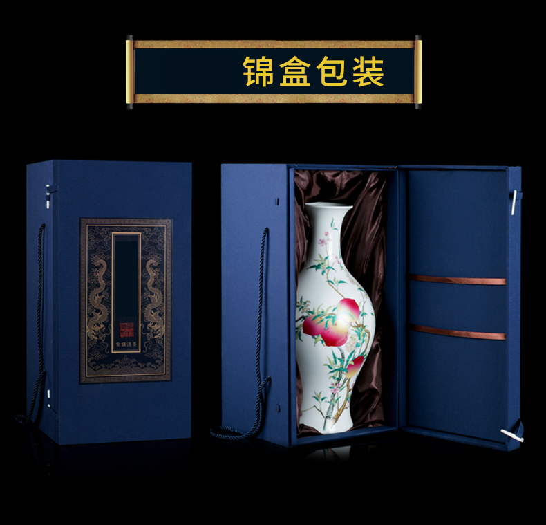 Better sealed up with archaize sitting room flower arranging furnishing articles of jingdezhen ceramic vases, hand - made porcelain rich ancient frame of new Chinese style porch