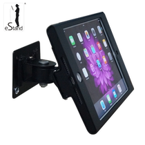 Wall-mounted 8 3-inch mini 6 ipad tablet stand for commercial display with face recognition check-in and sign-in with lock to prevent theft