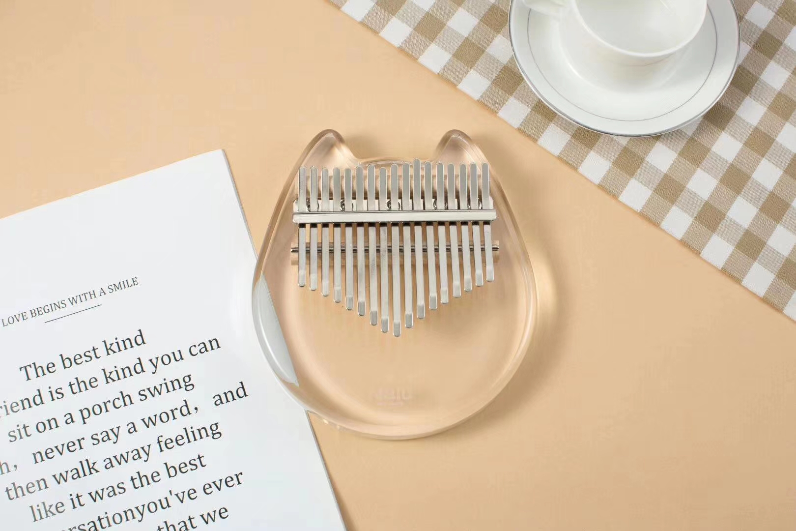 Thumb Qin Karin Baqin Nalu Mermaid Crystal Qin kalimba17 Sound Finger Qin Beginners