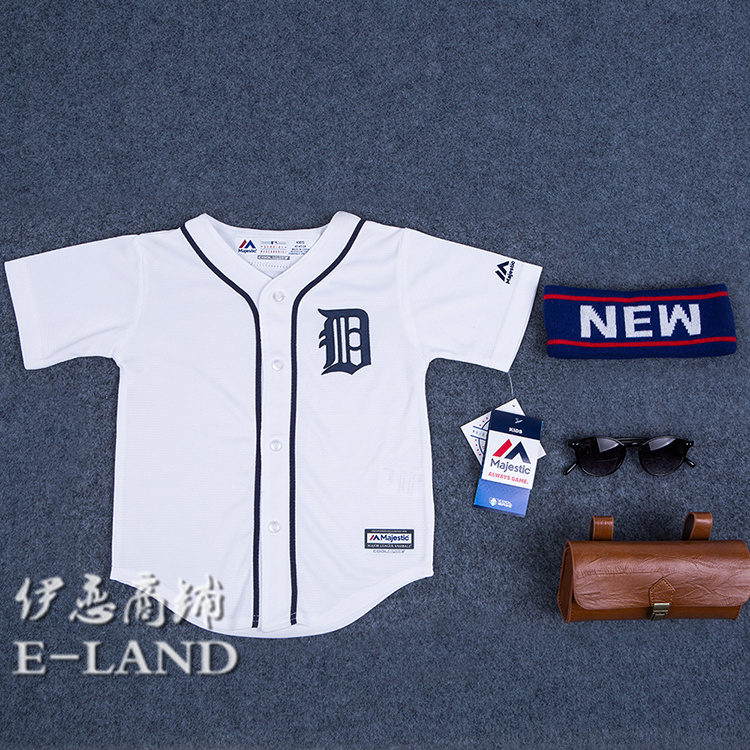 Yi Tình Yêu Cửa Hàng MLB Phù Hợp Với Bóng Chày Tiger Đội Tigers Street Dance Trẻ Em Mặc Cha Mẹ Và con Các Cặp Vợ Chồng Thể Thao Ngắn Tay Áo T-Shirt bộ quần áo thể thao