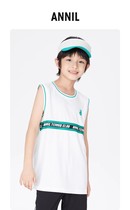 Anay childrens clothes boy summer clothes speed dry overdraft and round collar vest sleeveless T-shirt for undershirt AB322710