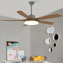 Collar SOLID WOOD SUCTION TOP FAN LAMP HOME LIVING ROOM DINING ROOM DINING ROOM DINING ROOM FREQUENCY CONVERSION CEILING FAN LAMP NORDIC WITH ELECTRIC FANS CHANDELIER