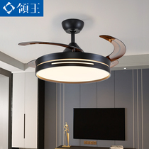 Fan lamp ceiling fan lamp household integrated chandelier large wind bedroom living room dining room lamp with fan 2021 New