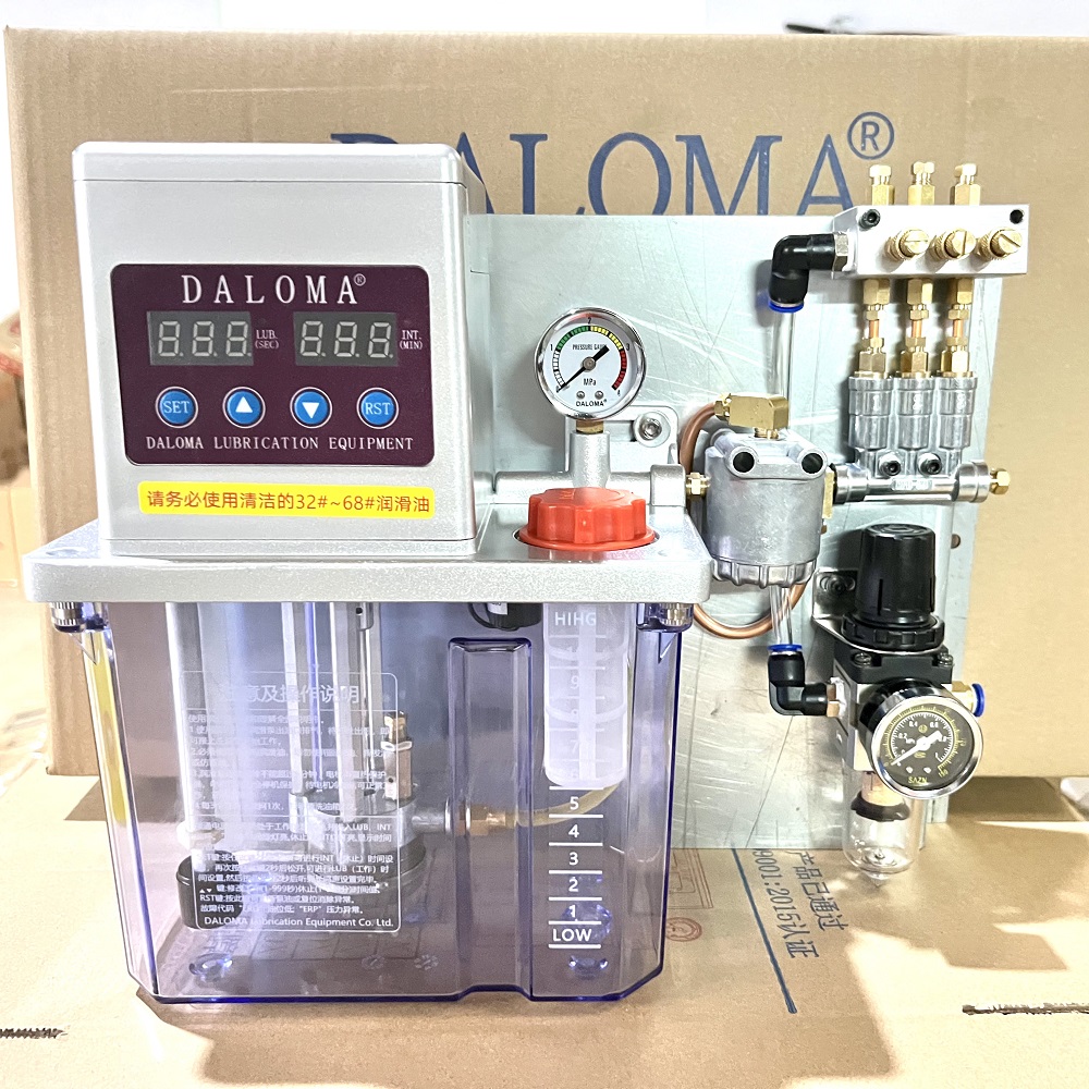 Oil and gas minimum quantity lubrication device Electric oil and gas lubrication system Oil mist lubrication device Oil and gas mixing distributor