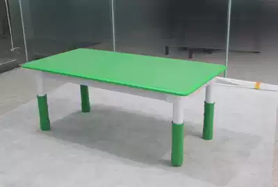 Luxury kindergarten desks and chairs children's square table game table can lift drawing table square table early education baby table and chair