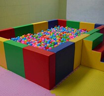 Early education Parent-child kindergarten Playground Soft ocean ball pool Childrens fence Rectangular combination ball pool
