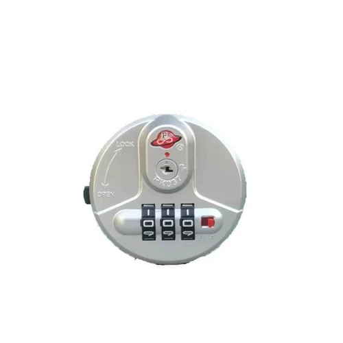 Наконечник коробки серебряный цвет круглый замок 007 Торг