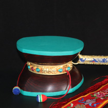 Nepals drum with gold pig - gabarafa drum width of about 13 cm to give drum