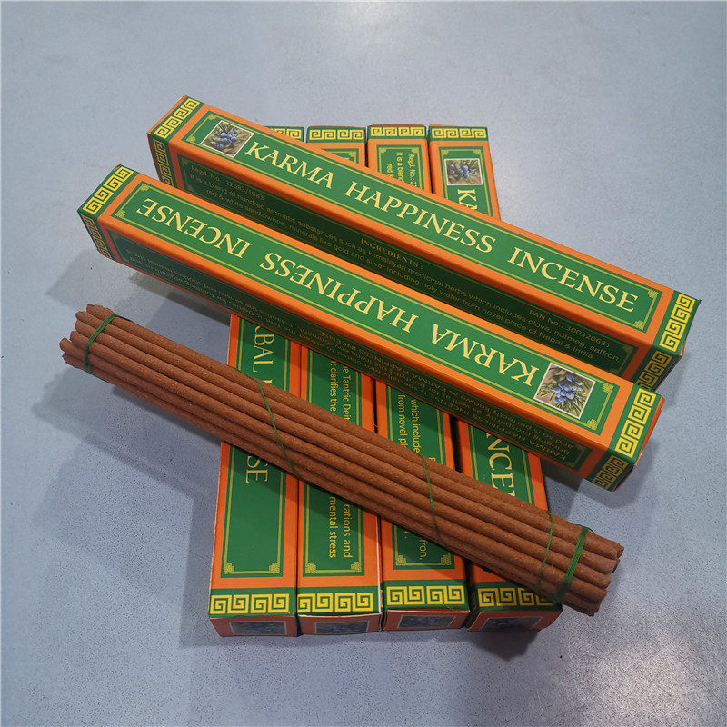 Bhutan Tibetan incense handmade line fragrant Bhutan royal karma Happiness Happiness Industry with fragrant and fragrant yoga