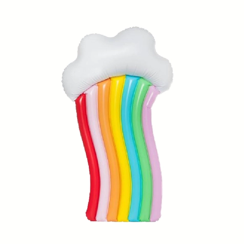 Разноцветный радужный надувной водный плавательный круг, надувная игрушка, популярно в интернете