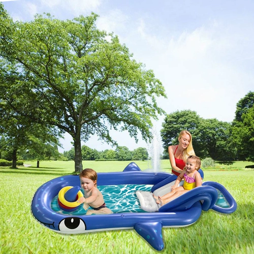 Дорожный надувной складной аквапарк, горка, морской бассейн с шариками