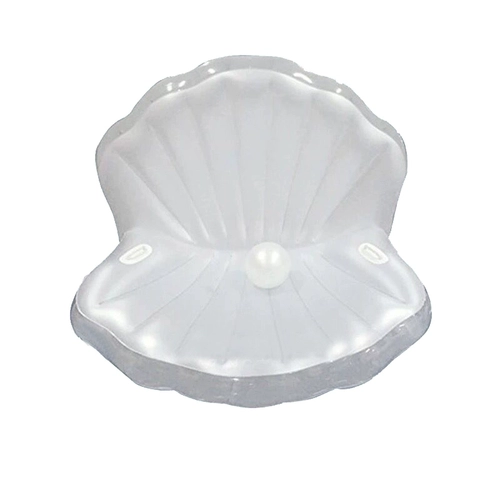 Белый водный надувной диван из жемчуга, плавательный круг, популярно в интернете