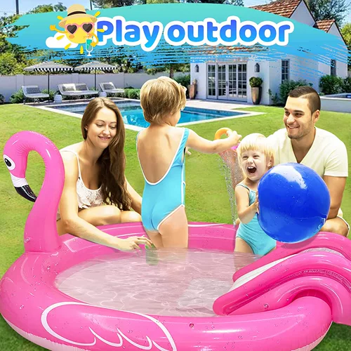 Дорожный надувной складной аквапарк, горка, морской бассейн с шариками