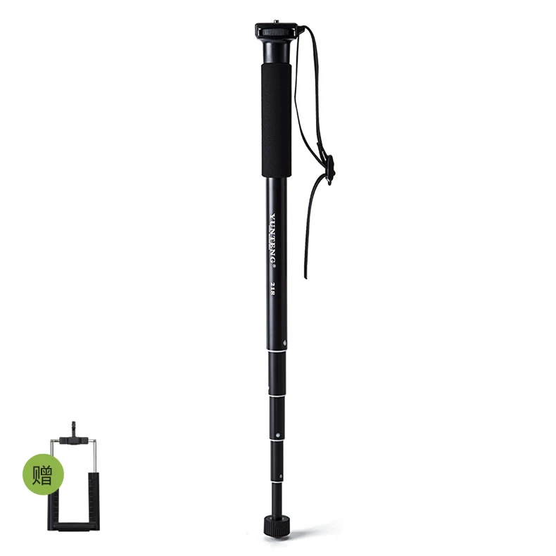 Yunteng 218 monopod xách tay máy ảnh SLR monopod hỗ trợ camera cầm tay đơn khung monopod nhiếp ảnh - Phụ kiện máy ảnh DSLR / đơn