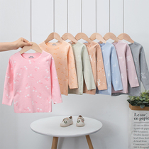 Childrens autumn clothes dervelvet Cashless Fever Boy Girl Inside Wear Warm Beating Undershirt Autumn Winter CUHK Children Single single blouse