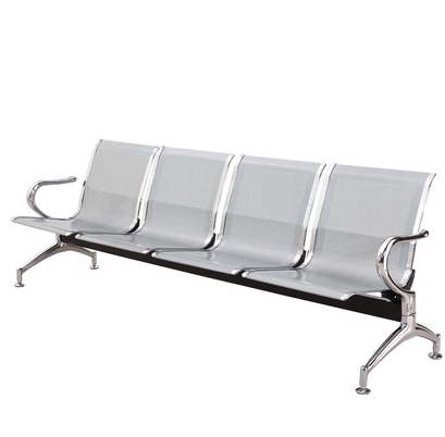 Business Hall Hospital bank public place seat office chair stainless steel triple seat row chair