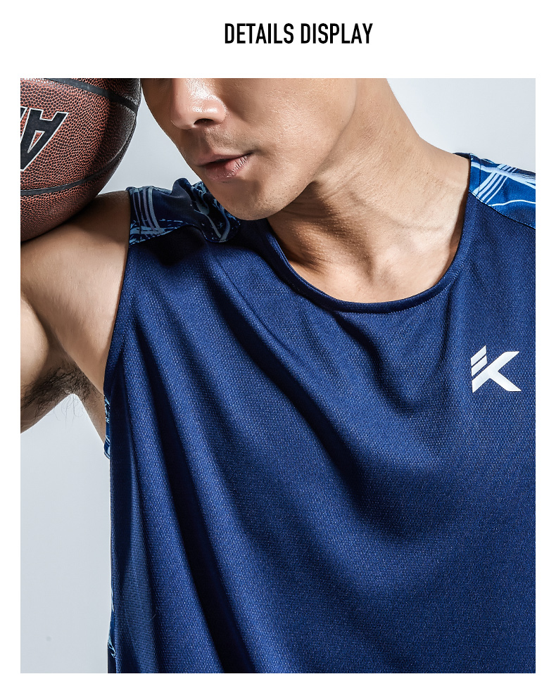 Anta thể thao phù hợp với nam giới mùa hè đích thực phần mỏng KT Thompson jersey thể thao phù hợp với bóng rổ của nam giới phù hợp với bộ thể thao lacoste
