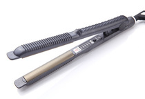 Hair iron professional direct sales dual-purpose splint with inner buckle curling splint curved U-shaped corn straightening electric splint straight