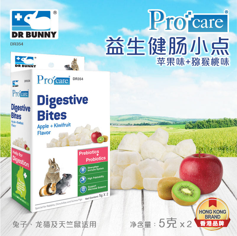 DR354 Rabbit Dr. Yinsheng Intestines Small Dot Apple Chic Fruity Taste Good For Defecation Protection Gut 5g * 2