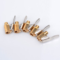 Vehicular charging air pump clamp gas nozzle switching collet cheer tire threaded mermouth conversion inflatable head copper quick clip