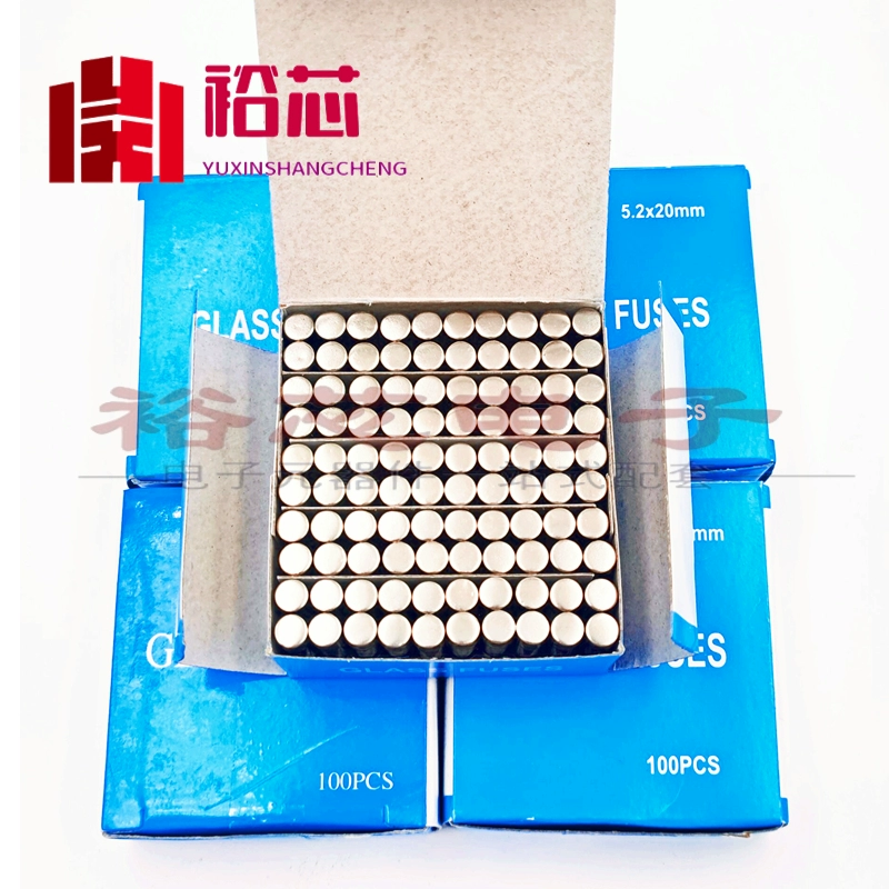 Cầu chì thủy tinh 5X20 250V T tan chậm 0,5A 1A 1,25A 1,5A 1,6A 2A 2,5A